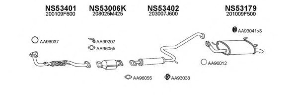 VENEPORTE 530106 Exhaust System